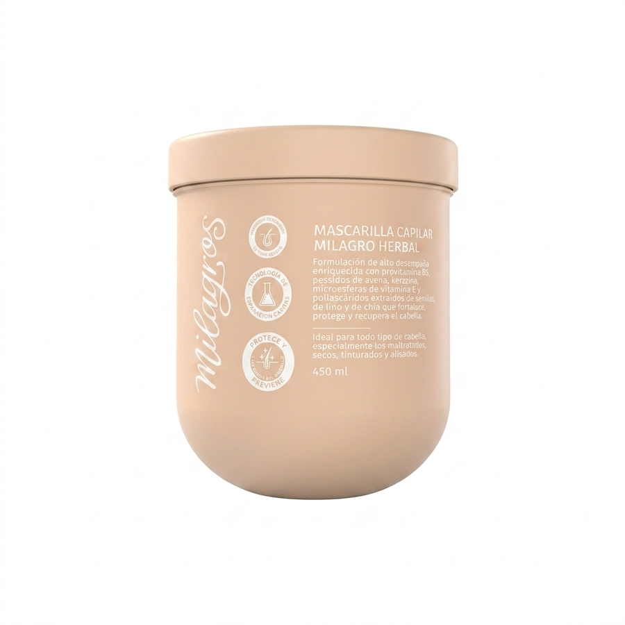 Mascarilla Capilar Milagros Herbal