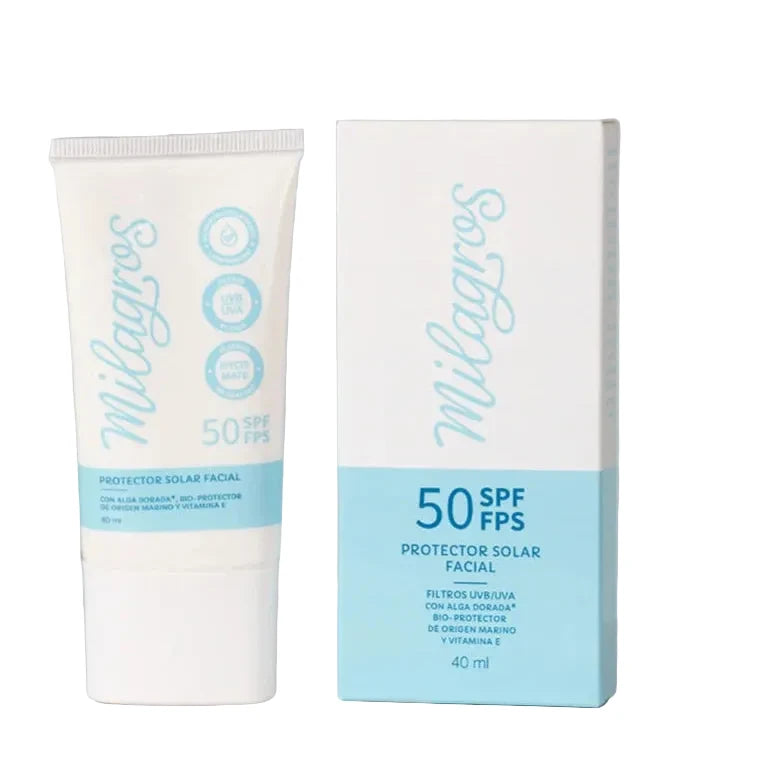 Protector Solar Facial sin Color