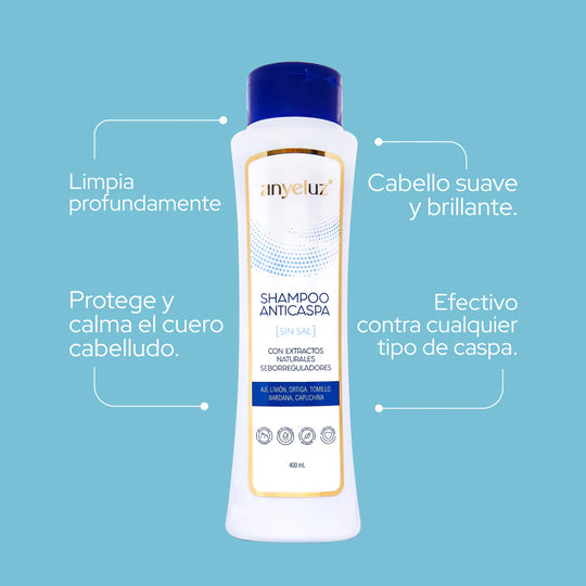 Shampoo anticaspa anyeluz 500ml