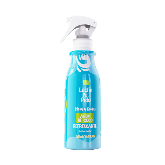Agua de coco Rizos  leche pal pelo