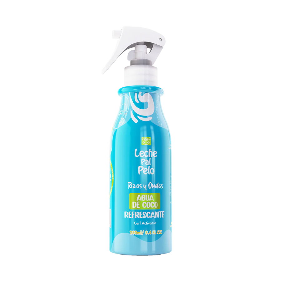 Agua de coco Rizos  leche pal pelo