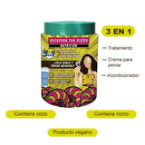 Tratamiento + Acondicionador + Crema Peinar Ponto Nutrición X 1000g