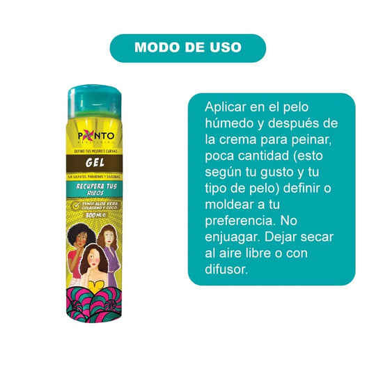 Gel Recupera Tus Rizos ponto X 300ml